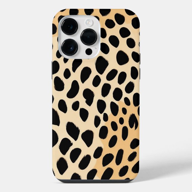Gepard-Druckmuster iPhone Hülle (Rückseite)
