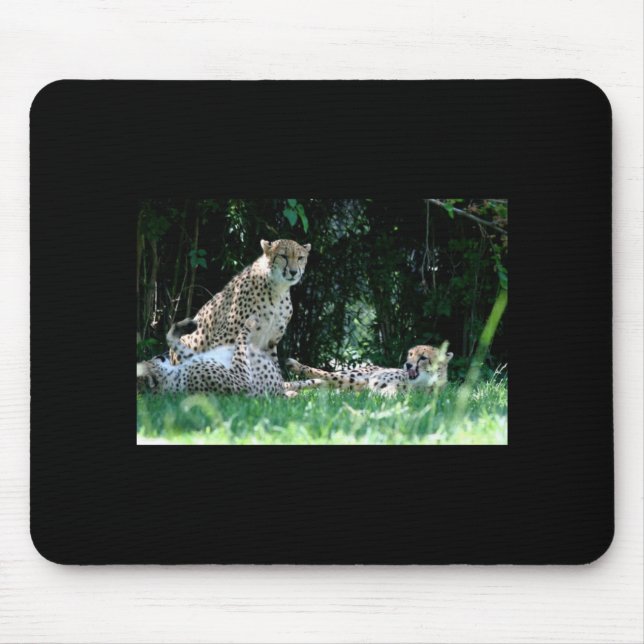 Gepard-Familie Mousepad (Vorne)