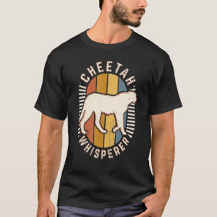 Gepard-Flüsterer Vintage Klassiker Retro Tierliebe T-Shirt