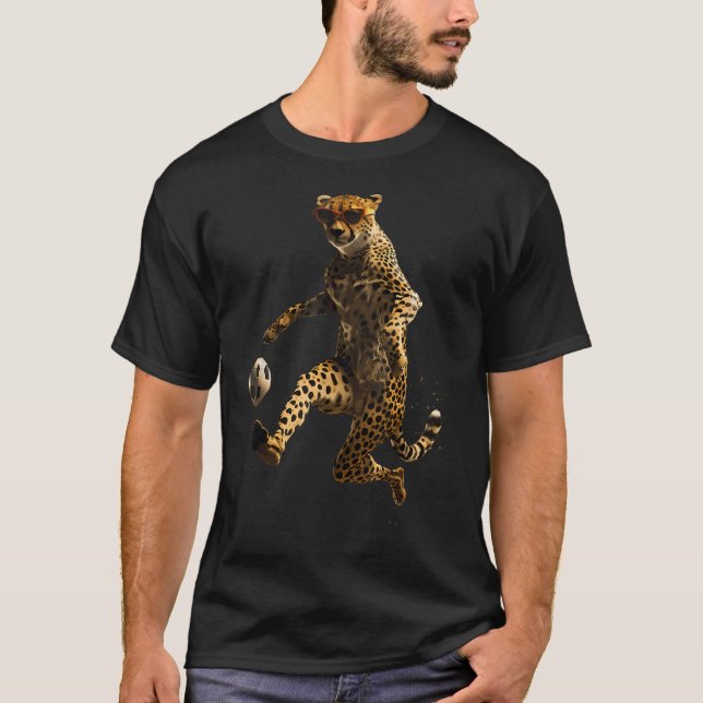 Gepard Fußball T-Shirt (Vorderseite)