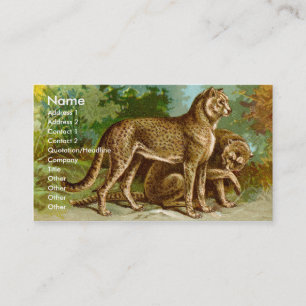 Gepard-Geschäftskarte Visitenkarte