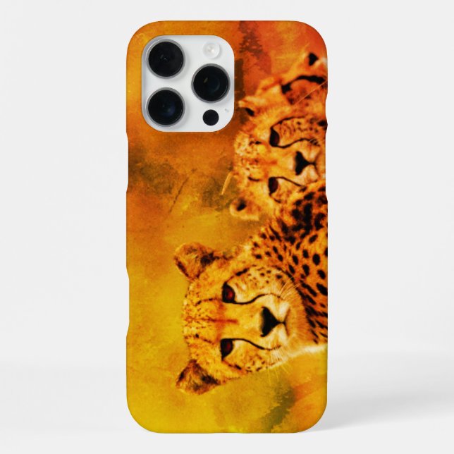 Gepard iPhone Hülle (Rückseite)