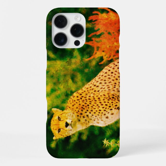 Gepard iPhone Hülle (Rückseite)