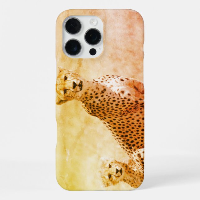 Gepard iPhone Hülle (Rückseite)