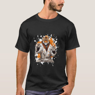 Gepard Karate Tierkämpfer Judo T-Shirt