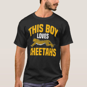 Gepard Kinder Dieser Junge liebt Geparden Wildes T T-Shirt