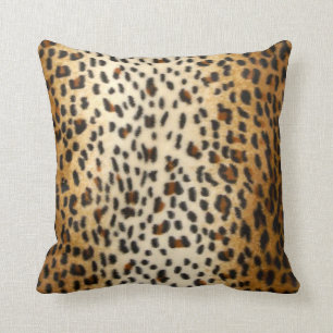 Gepard Leopard Faux Tierprint Kissen
