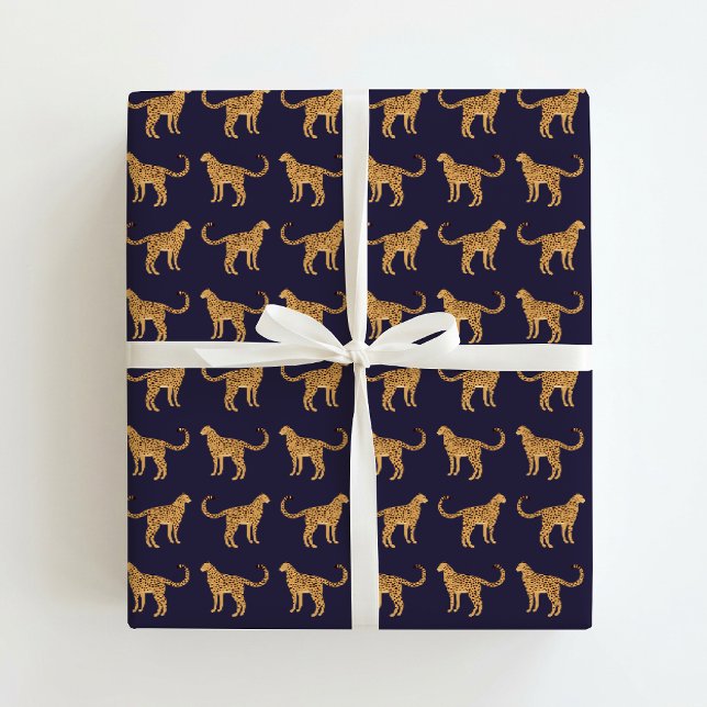 Gepard, Leopard  Geschenkpapier (Von Creator hochgeladen)