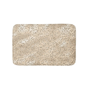 Gepard Leopard Hautdruck Muster Tier Badematte