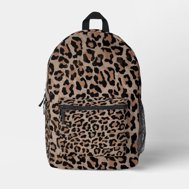 Gepard Leopard Print  Bedruckter Rucksack (Vorderseite)