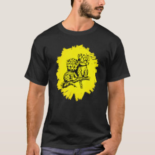 Gepard-Motiv Raubtier Katze Tier Geparden T-Shirt