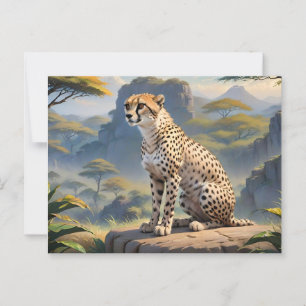 Gepard Postkarte