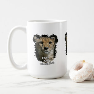 Gepard schnell und furchtlos kaffeetasse