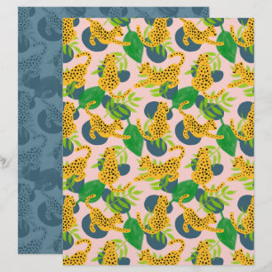 Gepard Scrapbook Papier