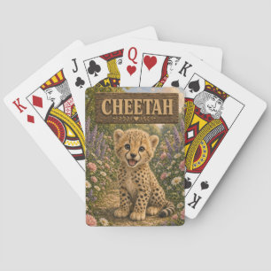 Gepard Süßes Baby-Geschichtenbuch-Nursery-Tier Spielkarten