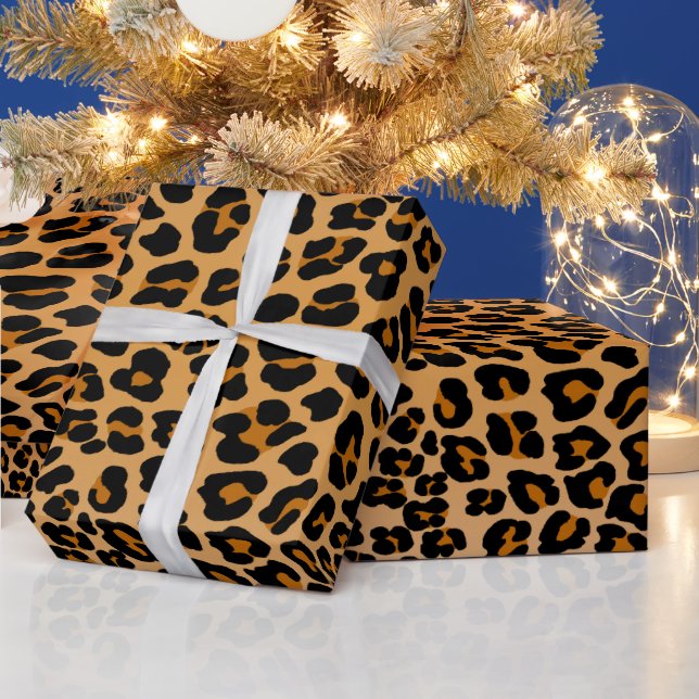 Gepard-Tierdruck  Geschenkpapier (Feiertage)