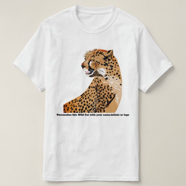 Gepard-wilde Katzen-wilde Leben-T-Shirts T-Shirt (Design vorne)