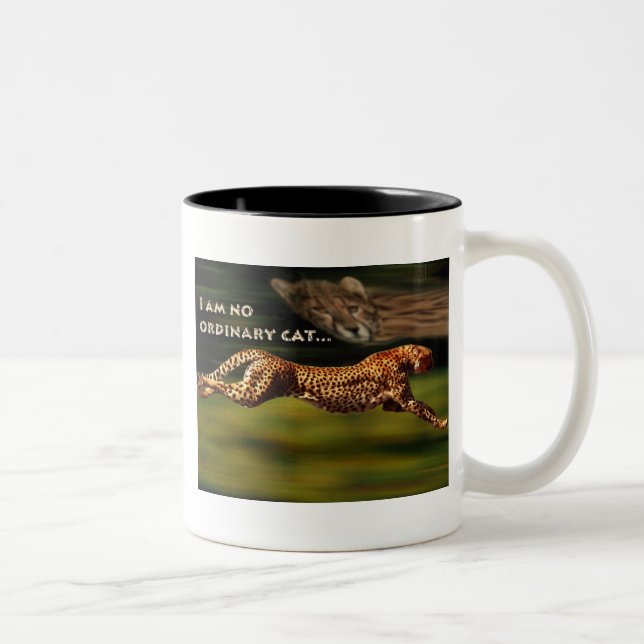 Gepard Zweifarbige Tasse (Rechts)