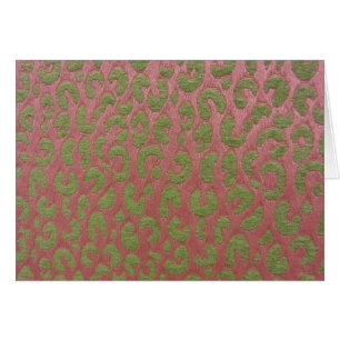 Geparden in Rosa und Grün