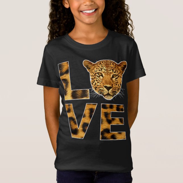 Geparden mit Tierinstinkt geborener Wildleopardenk T-Shirt (Vorderseite)