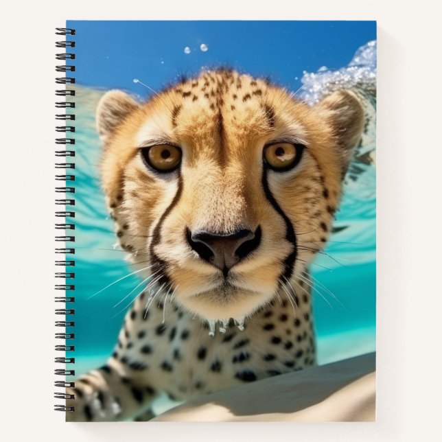 Geparden Notizbuch (Vorderseite)