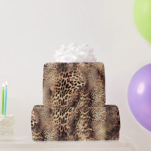 Geparden-Skin-Muster-Geschenkpapier Geschenkpapier