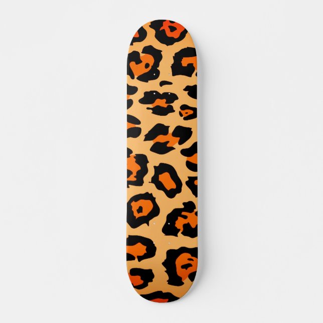 Geparden-Skin-Skateboard Skateboard (Vorne)