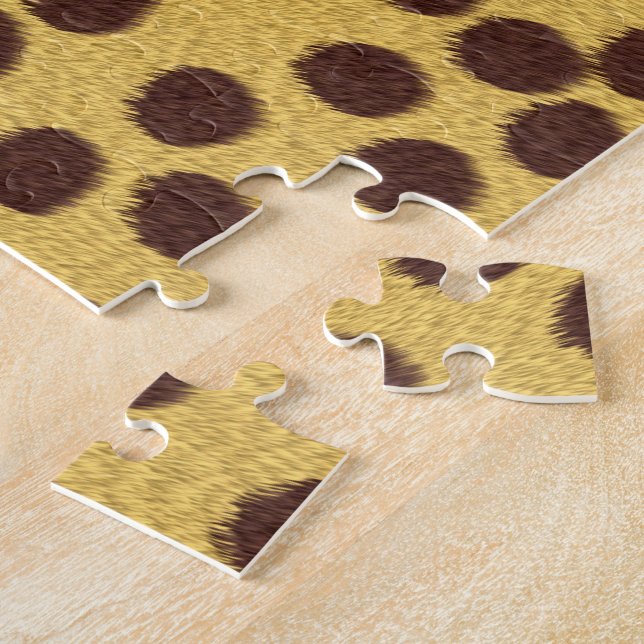 Gepardfell Puzzle (Seite)