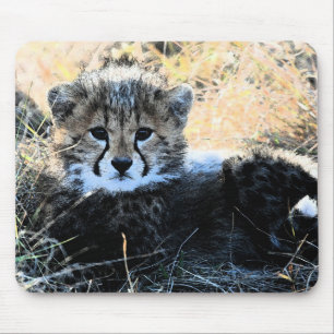 Gepardjungs-Mausunterlage Mousepad
