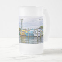 Geparkte Boote Destin Florida Hafen Frohbecher