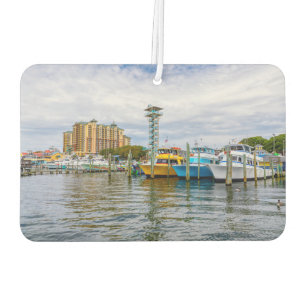 Geparkte Boote Destin Florida Hafen Lufterfrischer