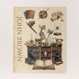 Gepersonaliertes Jigsaw-Puzzle Dark Academia Gothi Puzzle