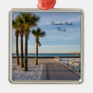 Gepflasterter Fußweg zum Pensacola Beach-Schmuck Ornament Aus Metall