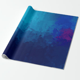 Gepinselte abstrakte Hintergrundmalerei. Pinselstr Geschenkpapier