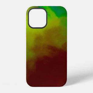 Gepinselte abstrakte Hintergrundmalerei. Pinselstr iPhone 12 Hülle