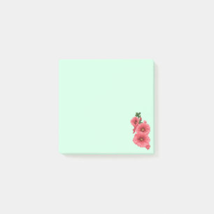 Gepixelte rosa Stockholunderblüte Post-it Klebezettel