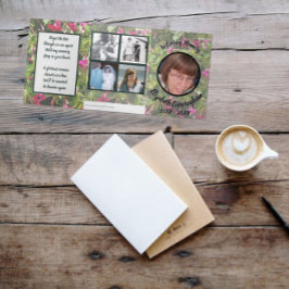 Geplünderte Vier-Foto-Gedenkstätte O'Clock Dreifach Gefaltete Ankündigung