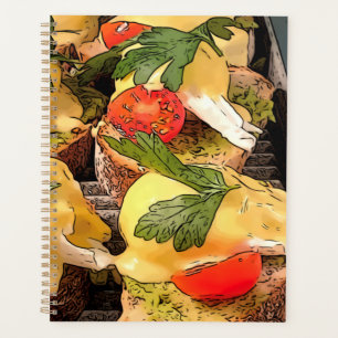 Gepochene Eier mit Avocado auf Toast Planer