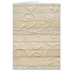 geprägte Papierdesign-Karte