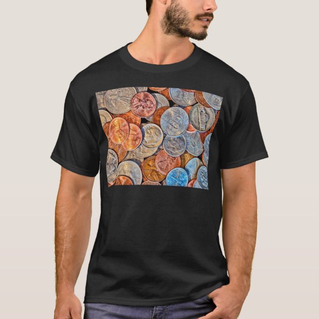 geprägte Währung T-Shirt (Vorderseite)