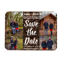 Geprägtes Leder 4 Fotos Save the Date Hochzeit