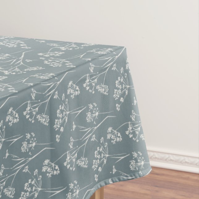 gepresste Wildblume Frühlingsblüte Tischdecke (Beispiel)