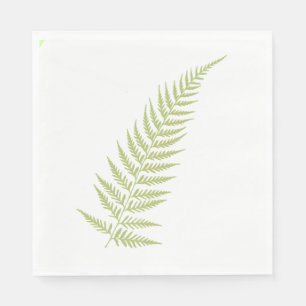 Gepresstes botanisches Farn-Blatt - Mischungs-und Serviette
