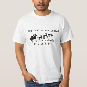 Geprüft auf Tieren T-Shirt