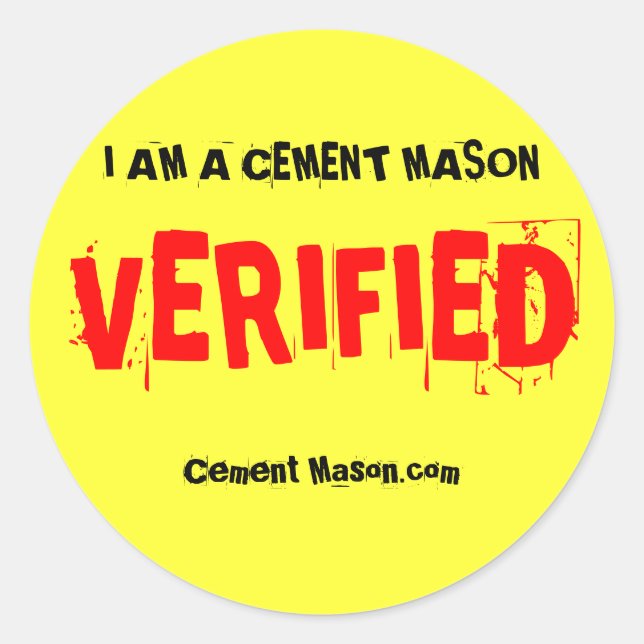 Geprüft Runder Aufkleber (Vorderseite)