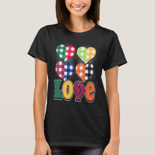 Geprüfte Herzen mit Liebe für Paare Valentinstag T-Shirt