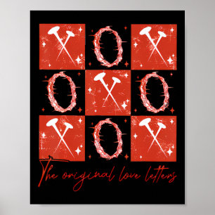 Geprüfte Valentinstag Xoxo Die Original-Liebesbrie Poster