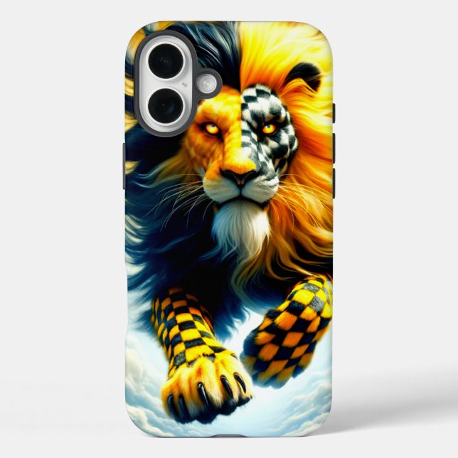 Geprüfter Lion Phone Case (Rückseite)