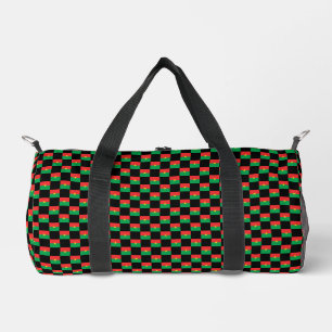 Geprüftes Muster der Burkina Faso-Flagge Duffle Bag