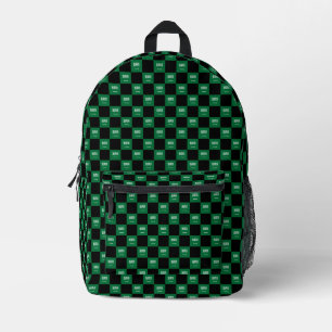 Geprüftes saudi-arabisches Flaggenmuster Bedruckter Rucksack